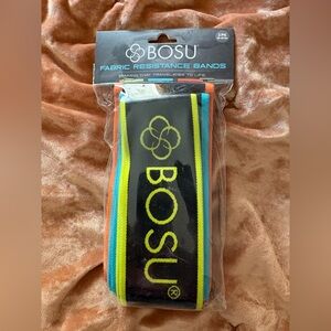 Fabric Resistance Bands Set - Black with Neon Accents